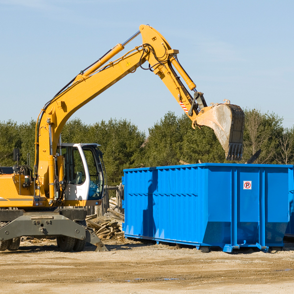 can i choose the location where the residential dumpster will be placed in Weston VT